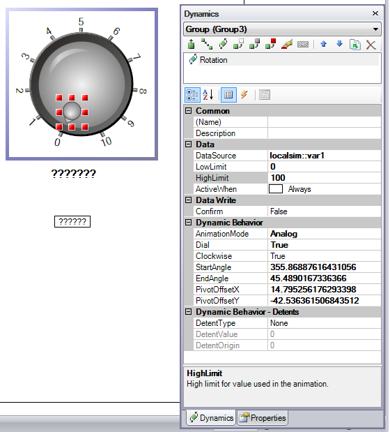 The knob is continously variable and can't easily be set to any value other than 0 or 100.