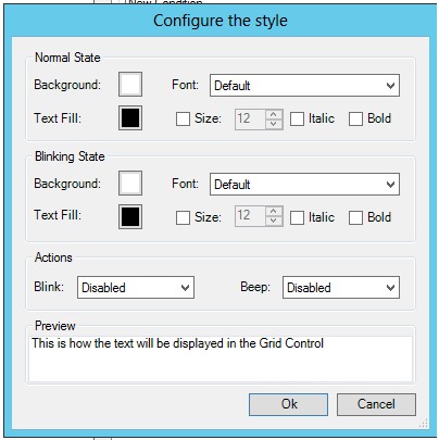 Condition Tab