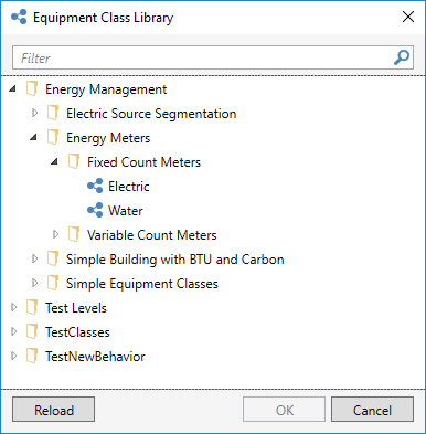 Configuring Energy AnalytiX Using Equipment Classes