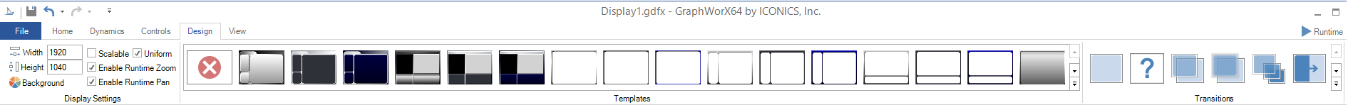 2D Ribbons in GraphWorX
