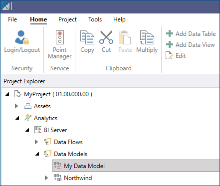 BI Server Add Data Model
