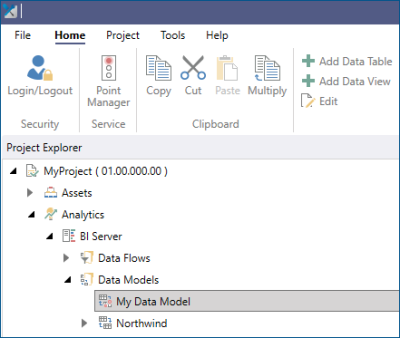 BI Server Add Data Model
