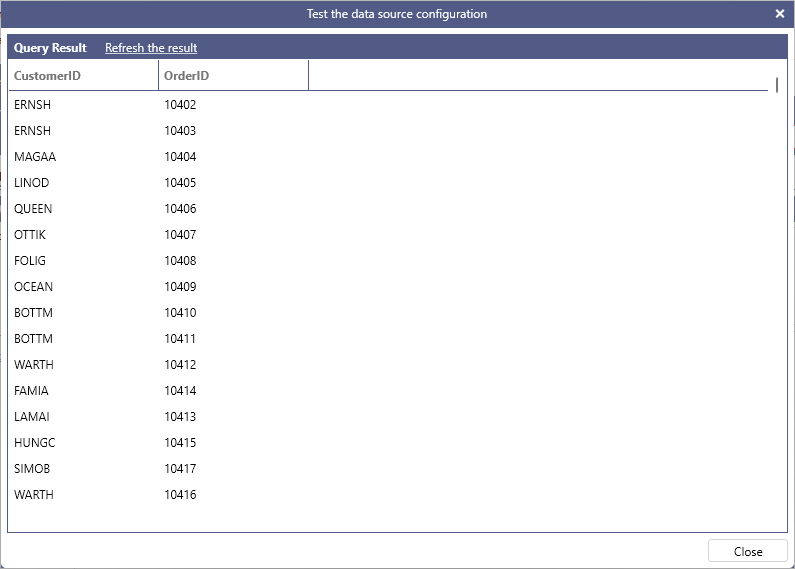 BI SQL FROM