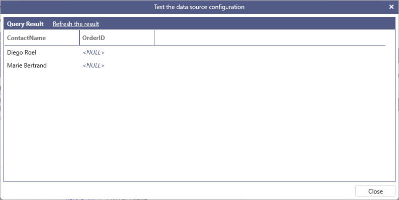 BI SQL LEFT JOIN