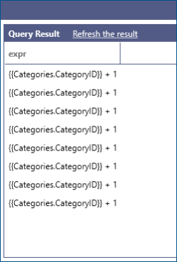 BI SQL Select Current