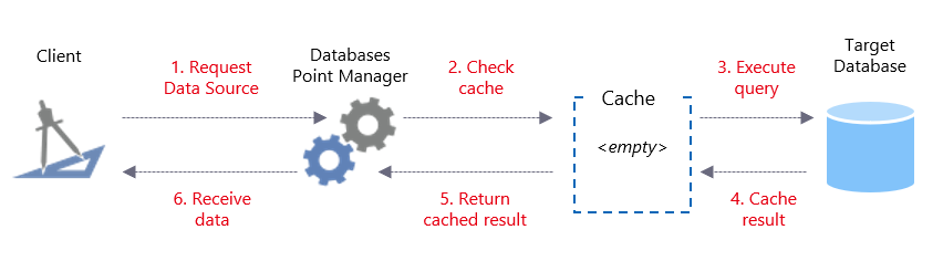 Requesting data that is not cached