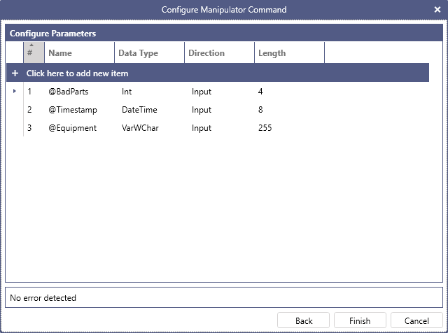Configure Parameters