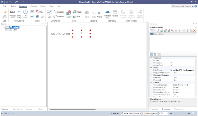 GraphWorX - Data Source