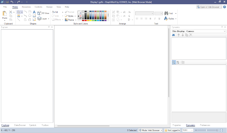 GraphWorX - Main Window