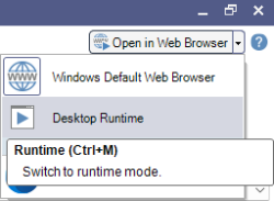 GraphWorX - Runtime Options