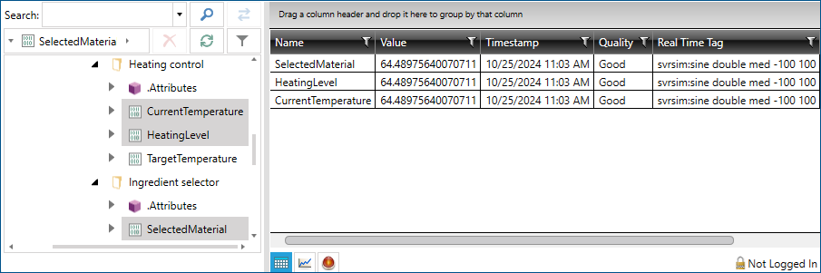 multi-select data in explorer