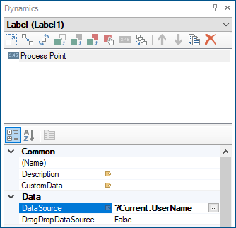 Example using ?Current:UserName