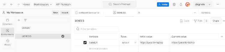 Postman - Collection Configuration 1